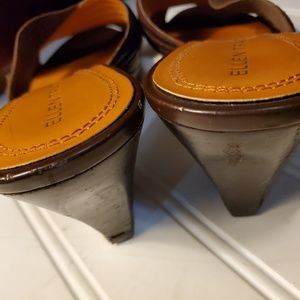 Ellen Tracy Shoes - Brown Leather Sandals Ellen Tracy Shoes - Brown Leather Sandals